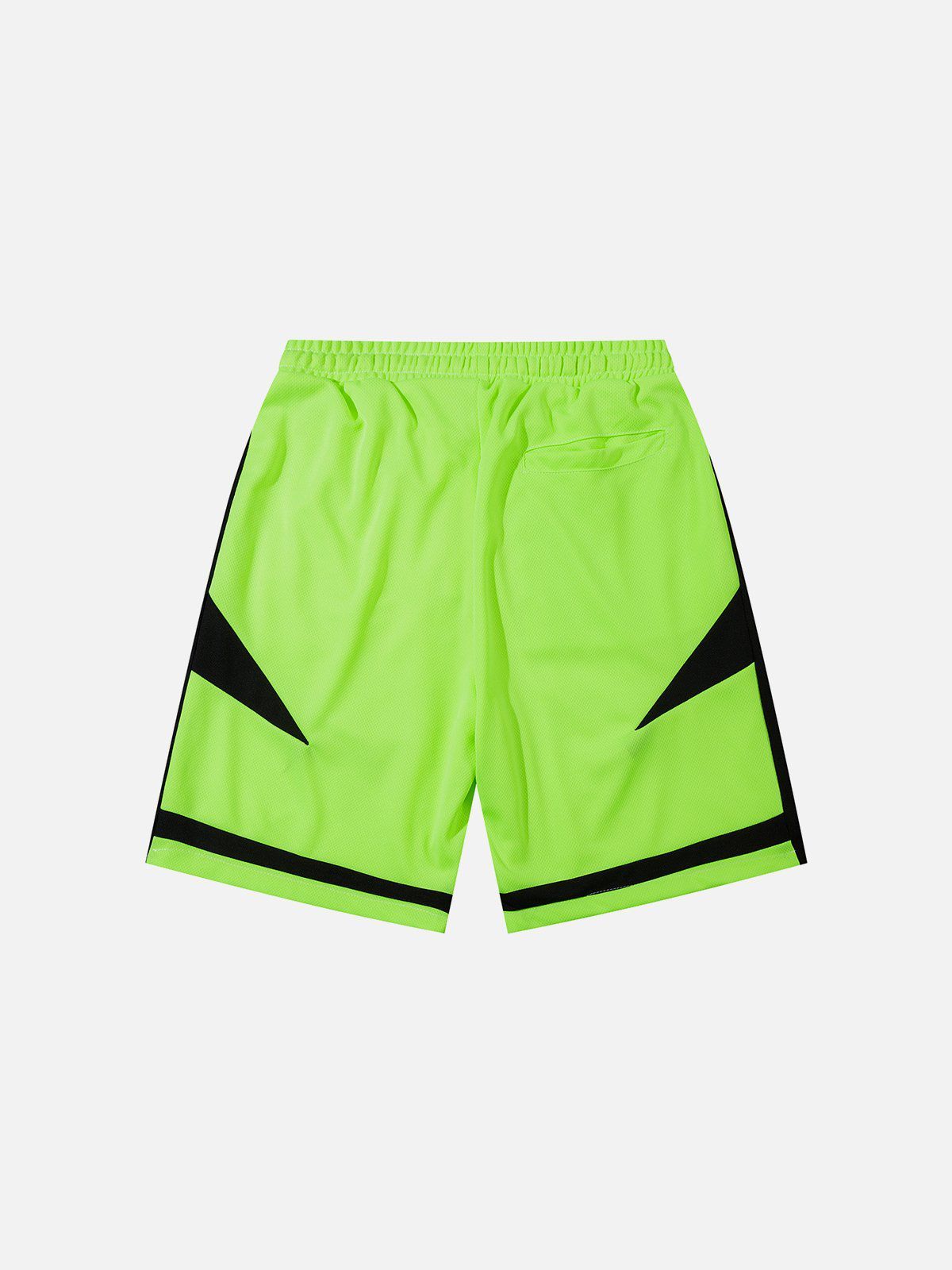 Aelfric Eden Colorblock Embroidered Letter Shorts sold by Aelfric Eden product image thumbnail 3