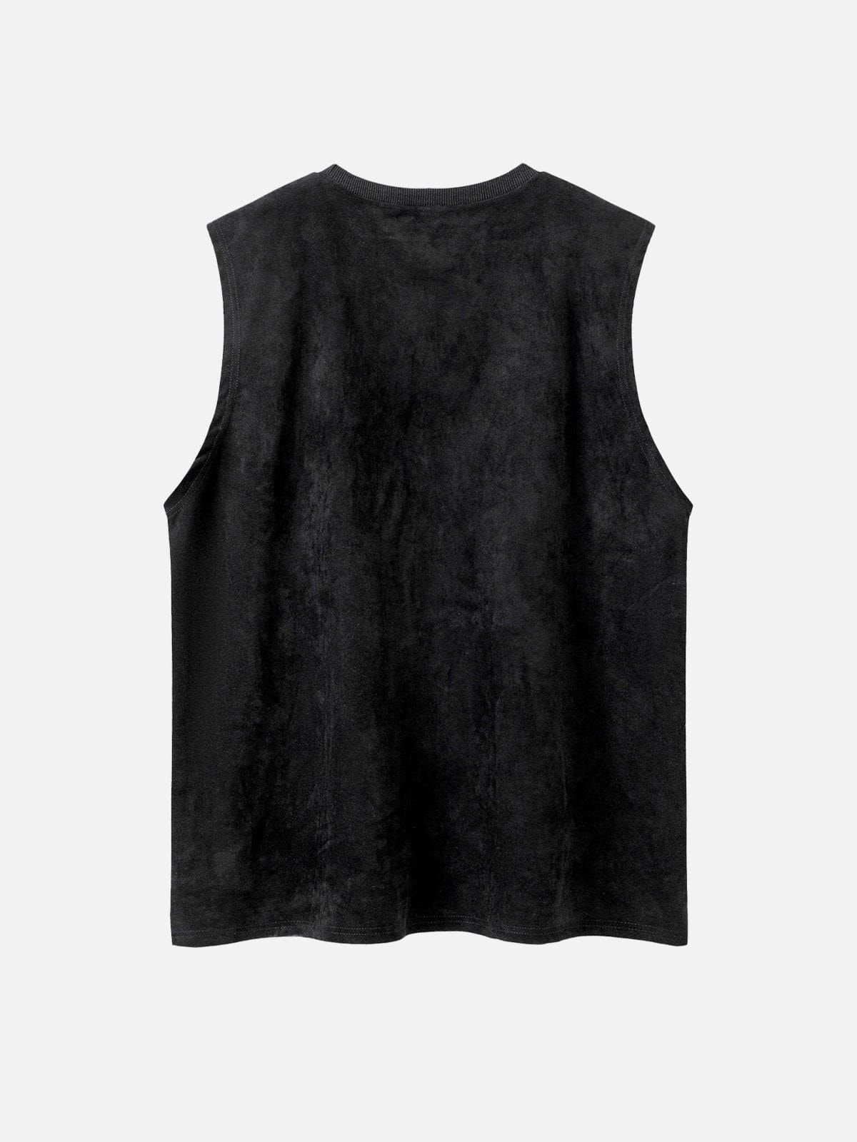 Aelfric Eden Colorful Butterfly Suede Tank Top sold by Aelfric Eden product image thumbnail 3