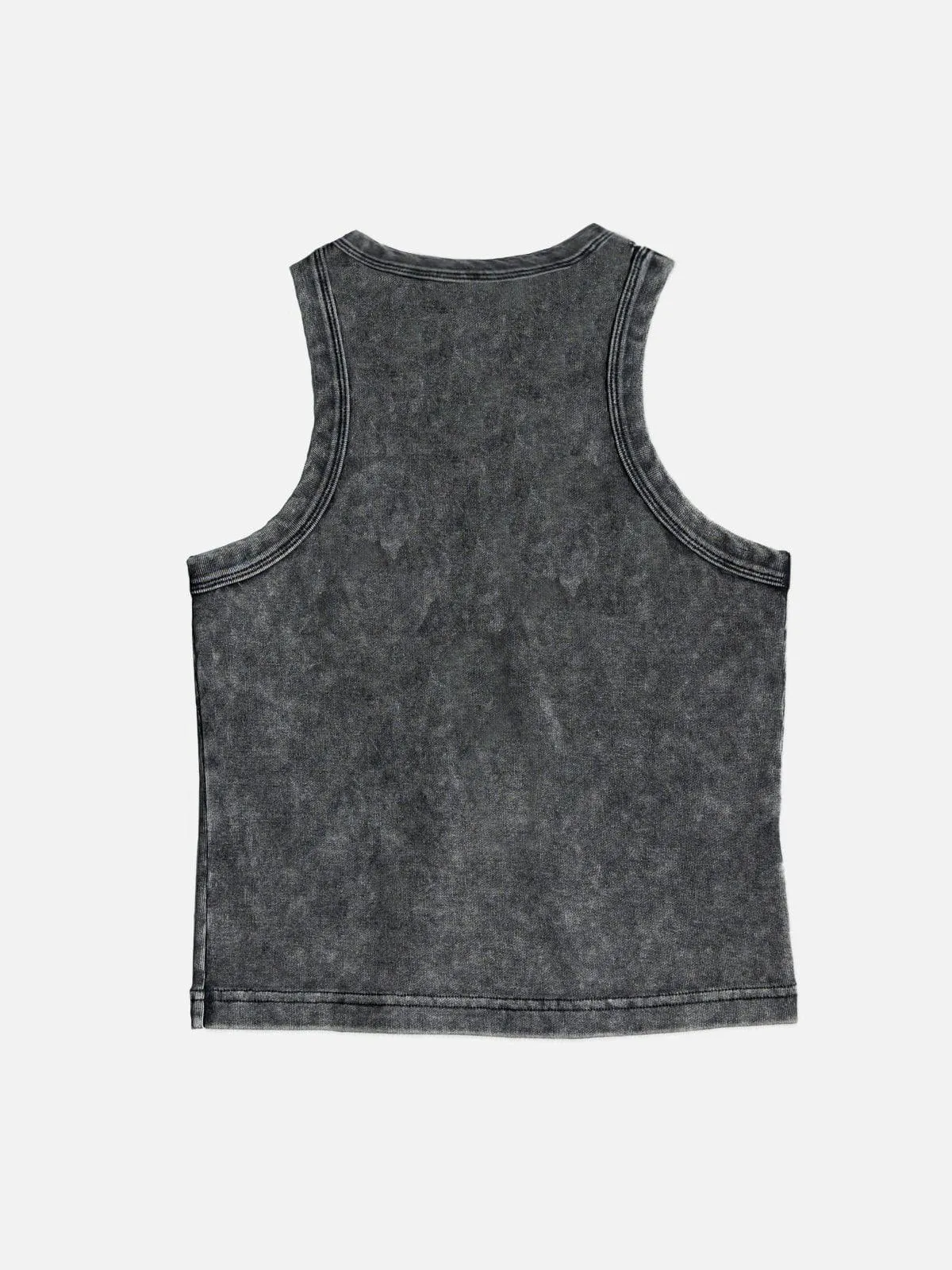 Aelfric Eden Hotfix Rhinestones Letter Washed Tank Top sold by Aelfric Eden product image thumbnail 2
