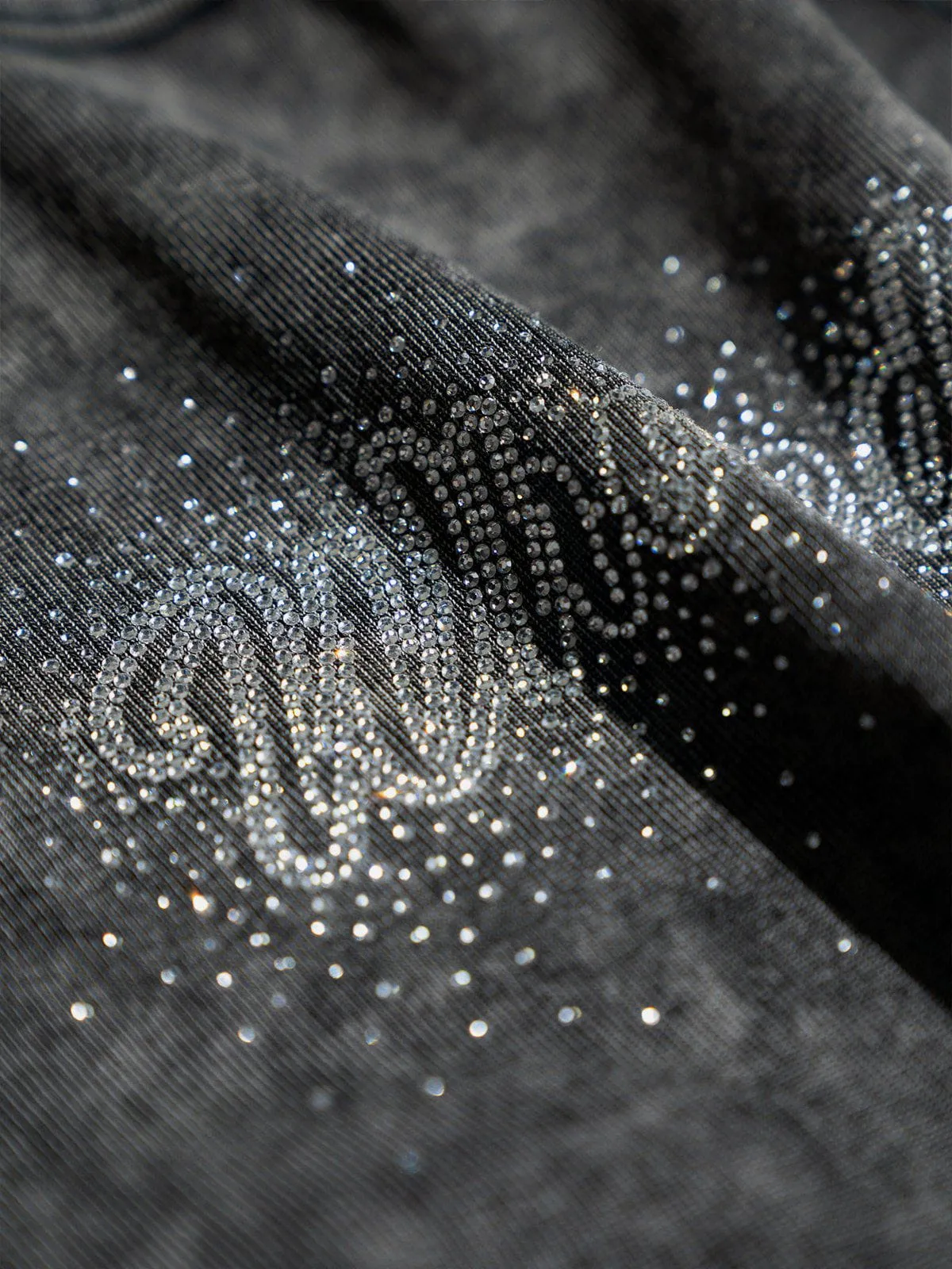 Aelfric Eden Hotfix Rhinestones Letter Washed Tank Top sold by Aelfric Eden product image thumbnail 3