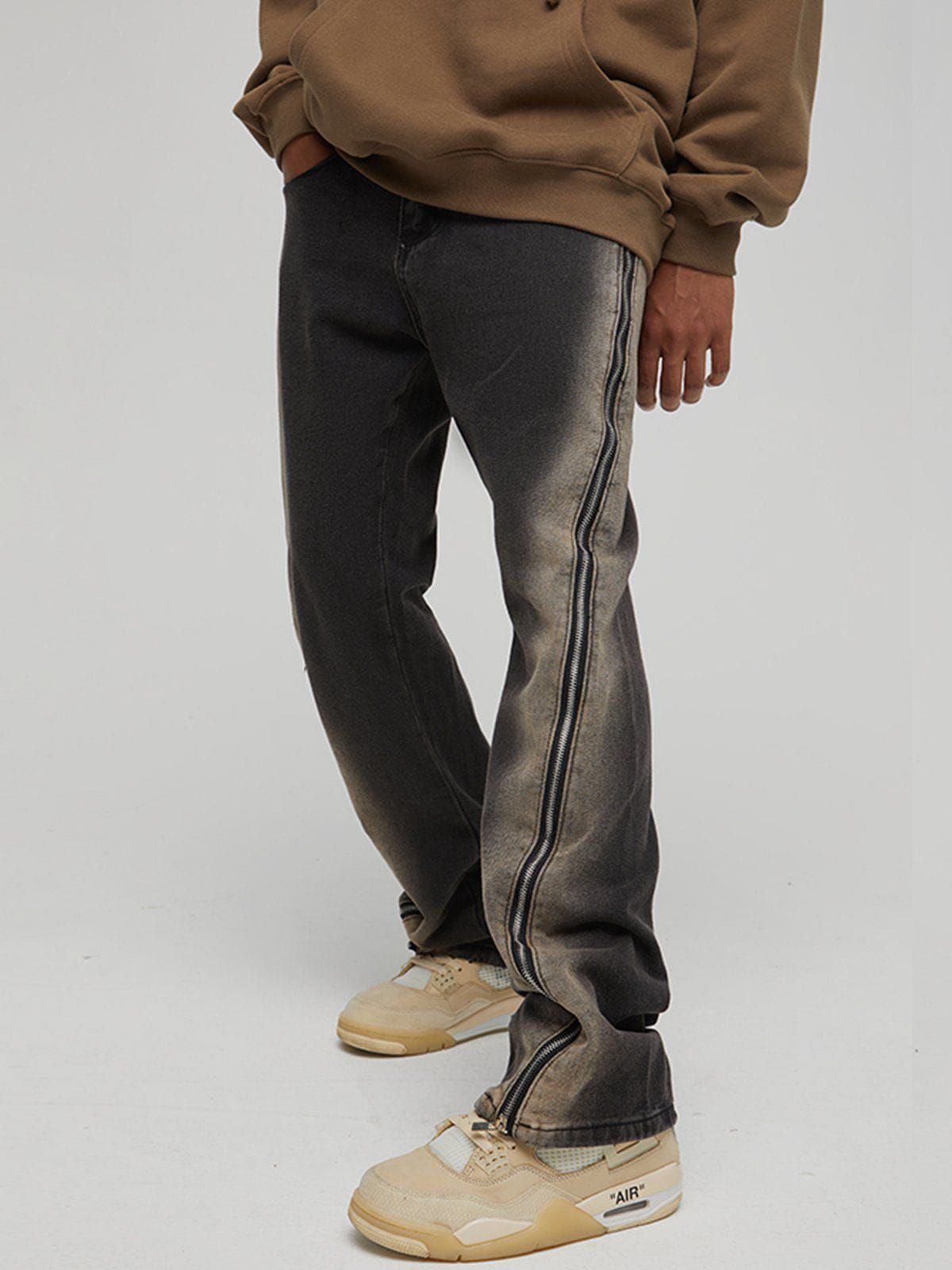 Aelfric Eden Washed ZIP UP Jeans sold by Aelfric Eden product image thumbnail 3