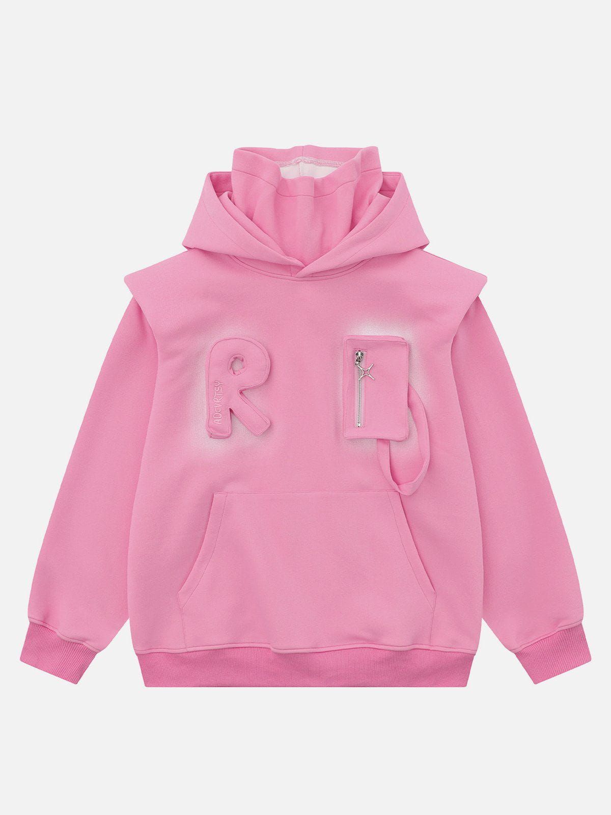 Aelfric Eden Patchwork 3D Letter Hoodie sold by Aelfric Eden product image thumbnail 3
