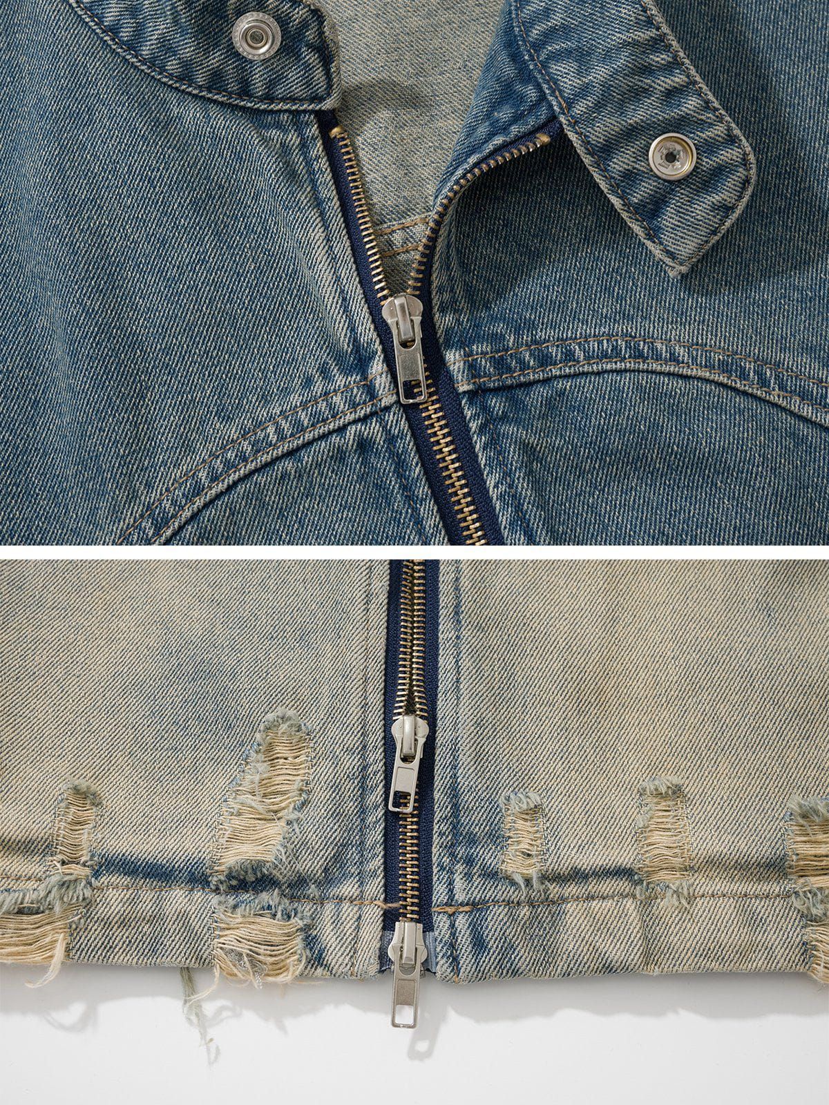 Aelfric Eden Vintage Washed Denim Jacket sold by Aelfric Eden product image thumbnail 3