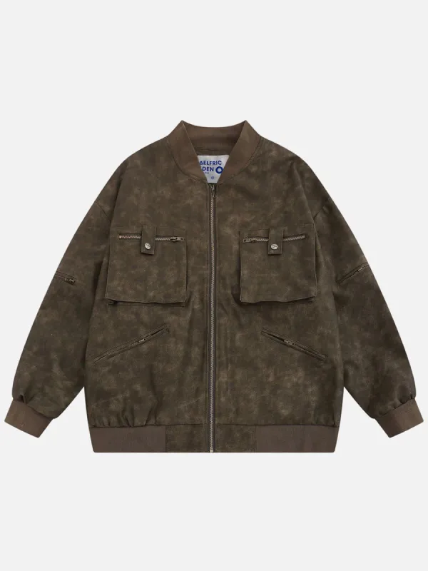 Aelfric Eden Multi Zip Up Leather Jacket sold by Aelfric Eden