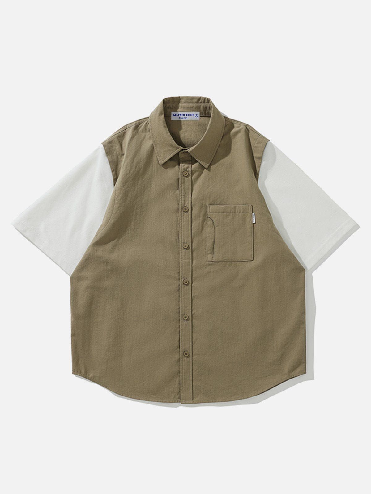 Aelfric Eden Waffle Patchwork Short Sleeve Shirt sold by Aelfric Eden