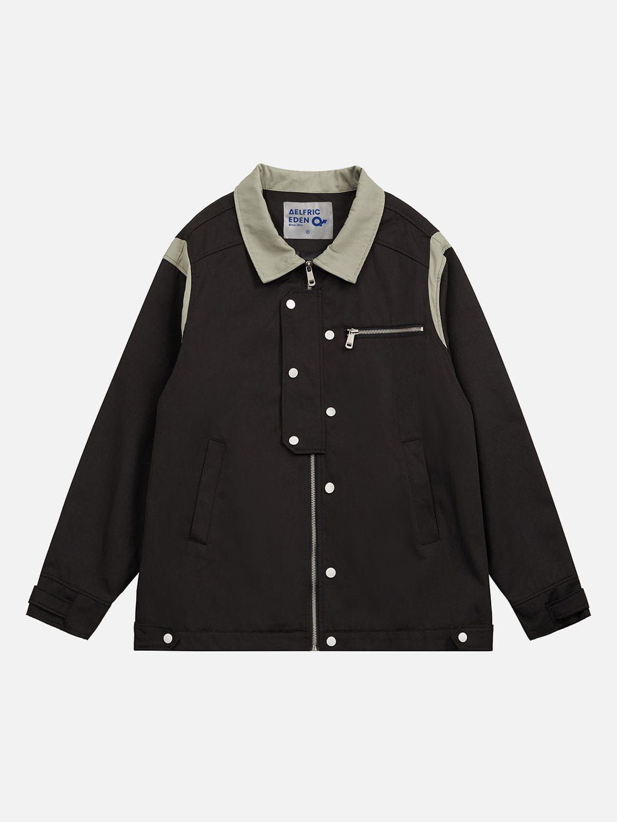 Aelfric Eden Button Color Blocking Jacket sold by Aelfric Eden product image thumbnail 2