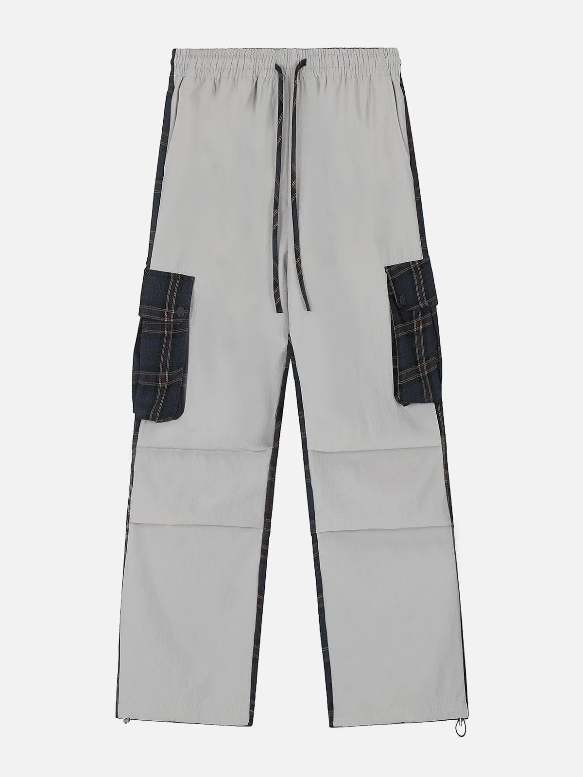 Aelfric Eden Color Blocking Plaid Cargo Pants sold by Aelfric Eden product image thumbnail 2