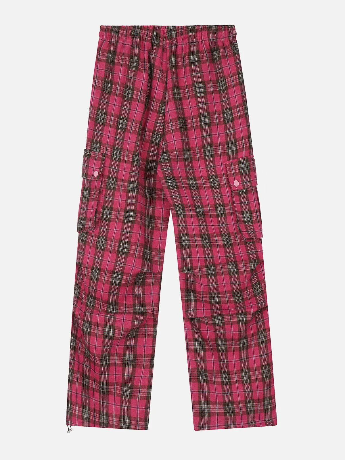 Aelfric Eden Color Blocking Plaid Cargo Pants sold by Aelfric Eden product image thumbnail 3