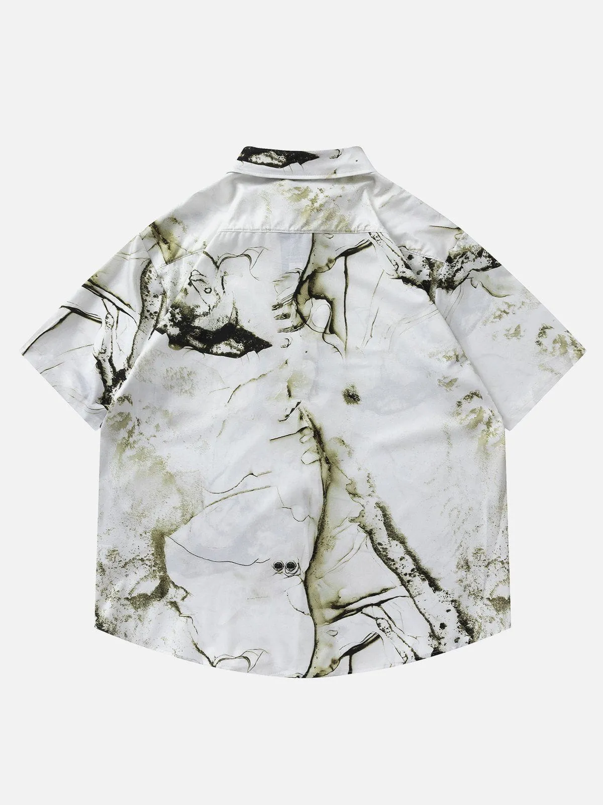 Aelfric Eden Splash-Ink Print Short Sleeve Shirt sold by Aelfric Eden product image thumbnail 2