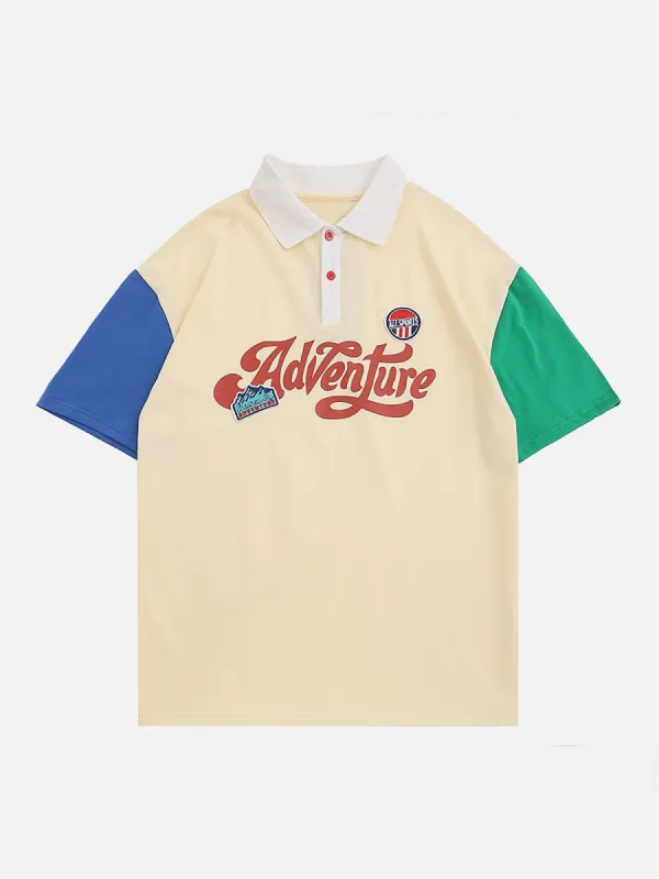 Aelfric Eden Adventure Cute Patchwork Polo Tee sold by Aelfric Eden