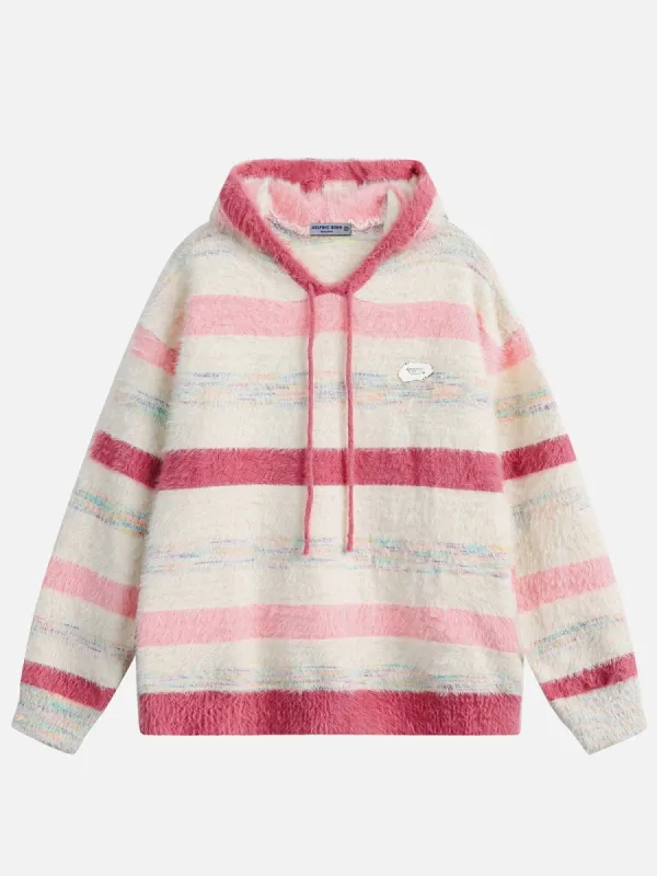 Aelfric Eden Vintage Stripe Knit Hoodie sold by Aelfric Eden