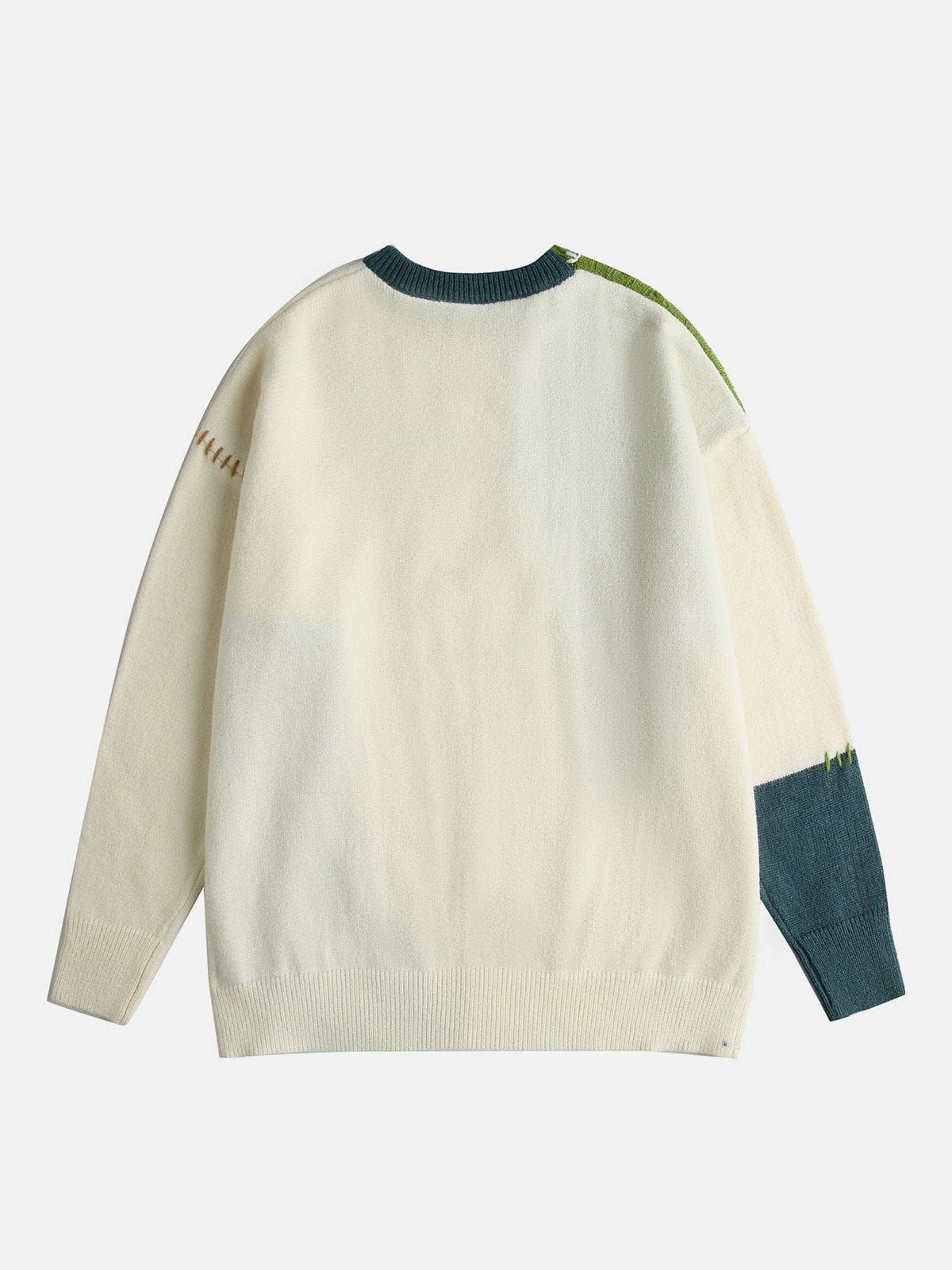 Aelfric Eden Irregular Patchwork Tassel Sweater sold by Aelfric Eden product image thumbnail 3