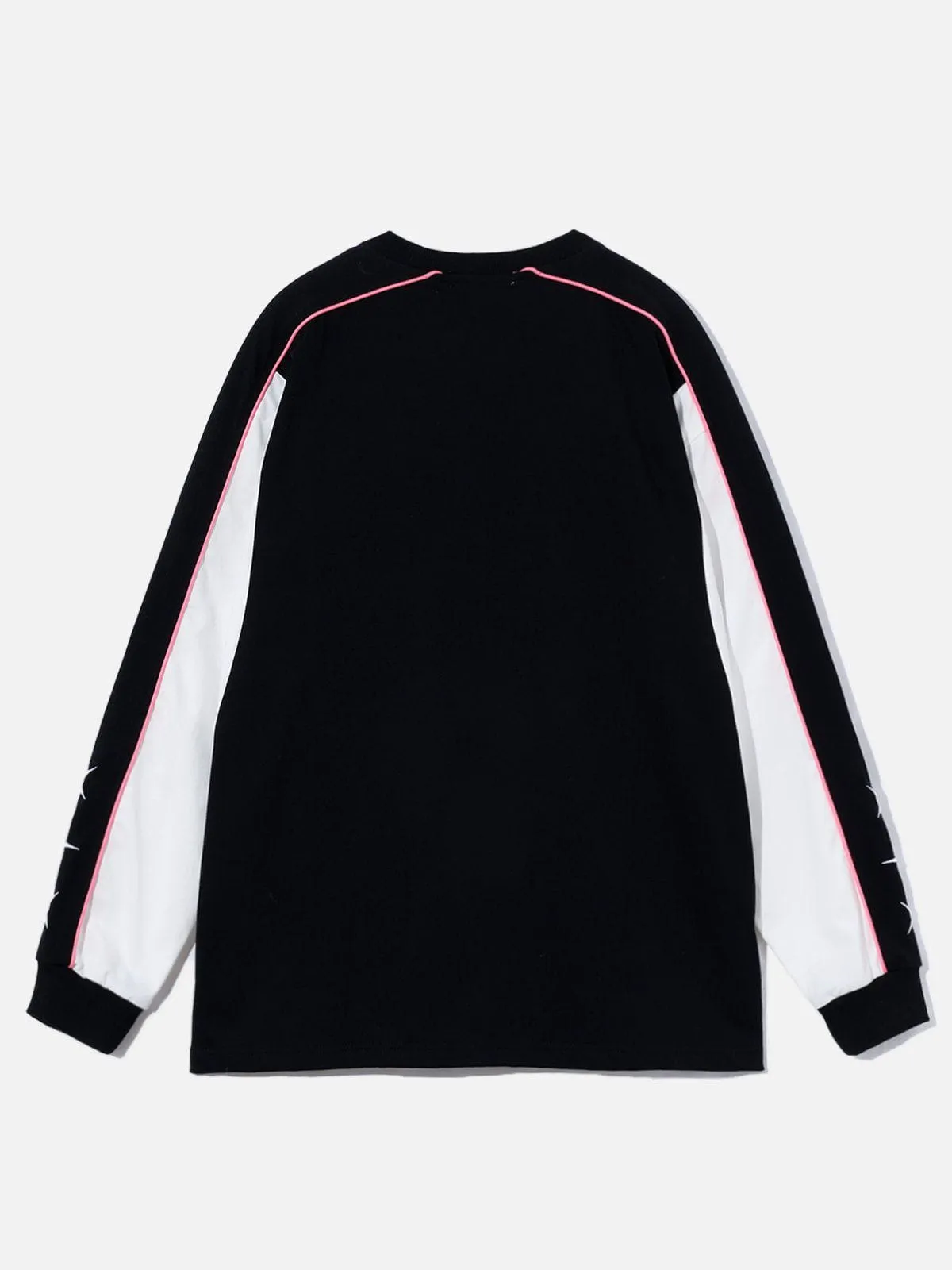 Aelfric Eden Patchwork Letter Embroidery Sweatshirt sold by Aelfric Eden product image thumbnail 3