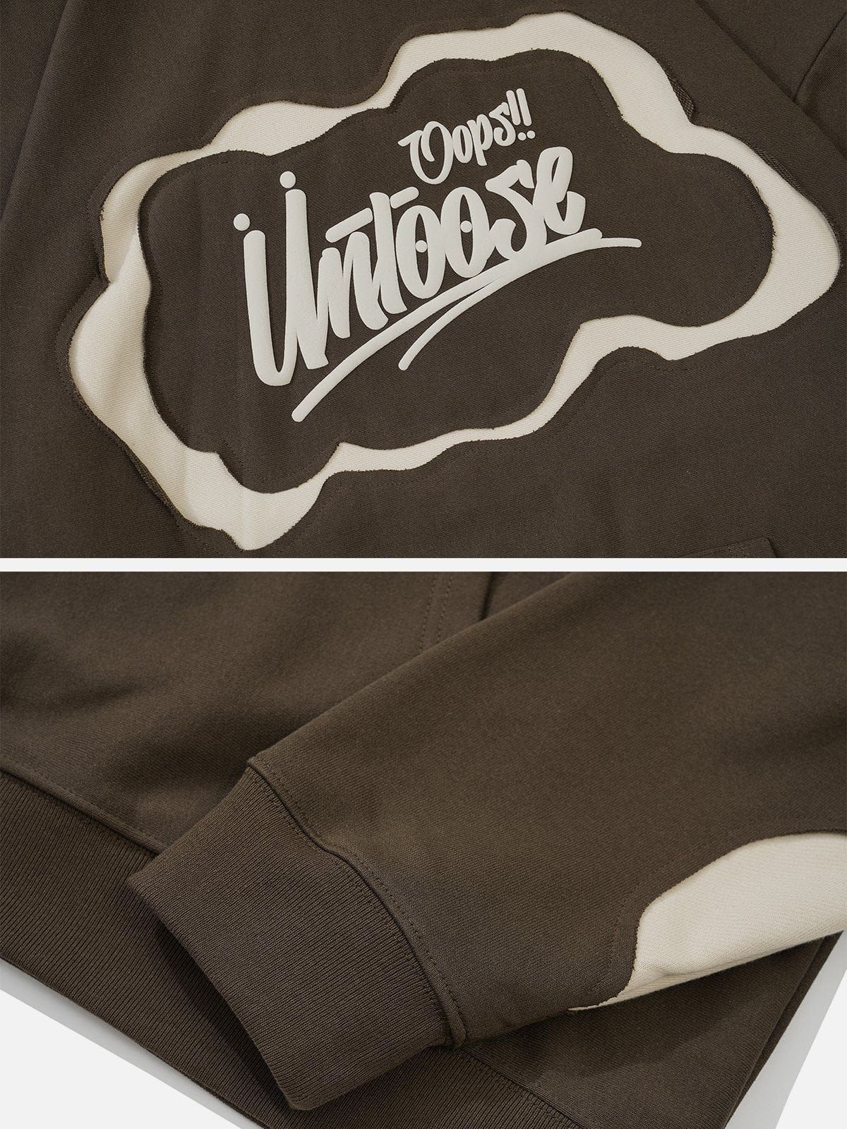 Aelfric Eden Foam Print Ripped Hoodie sold by Aelfric Eden product image thumbnail 7