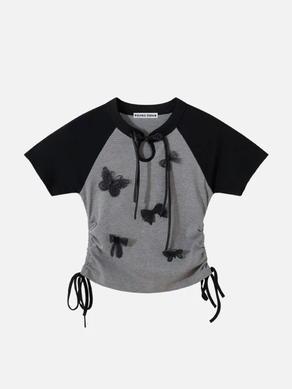 Aelfric Eden Lace Butterfly Wrinkle Tee sold by Aelfric Eden