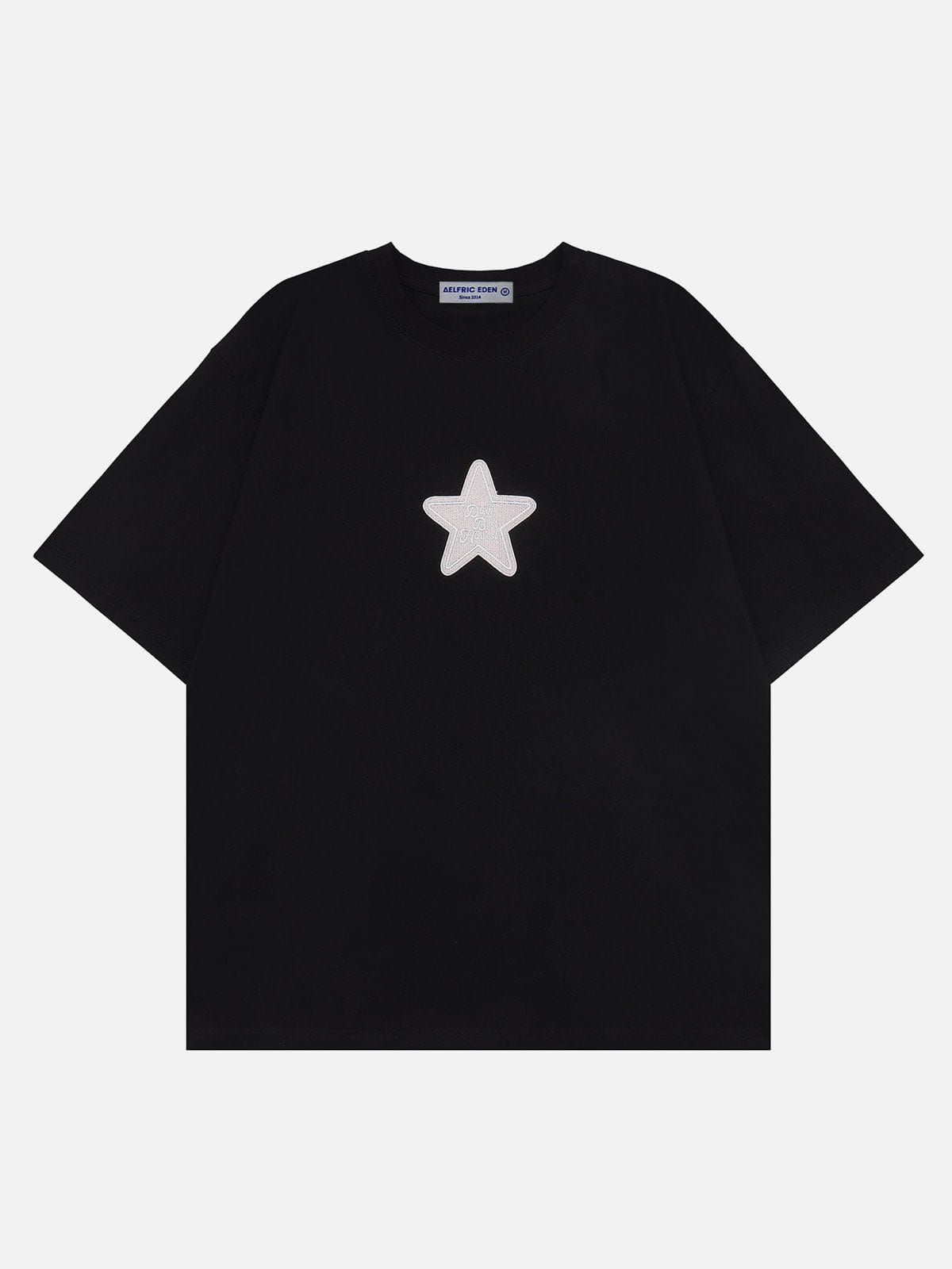 Aelfric Eden Star Firework Print Tee sold by Aelfric Eden product image thumbnail 4