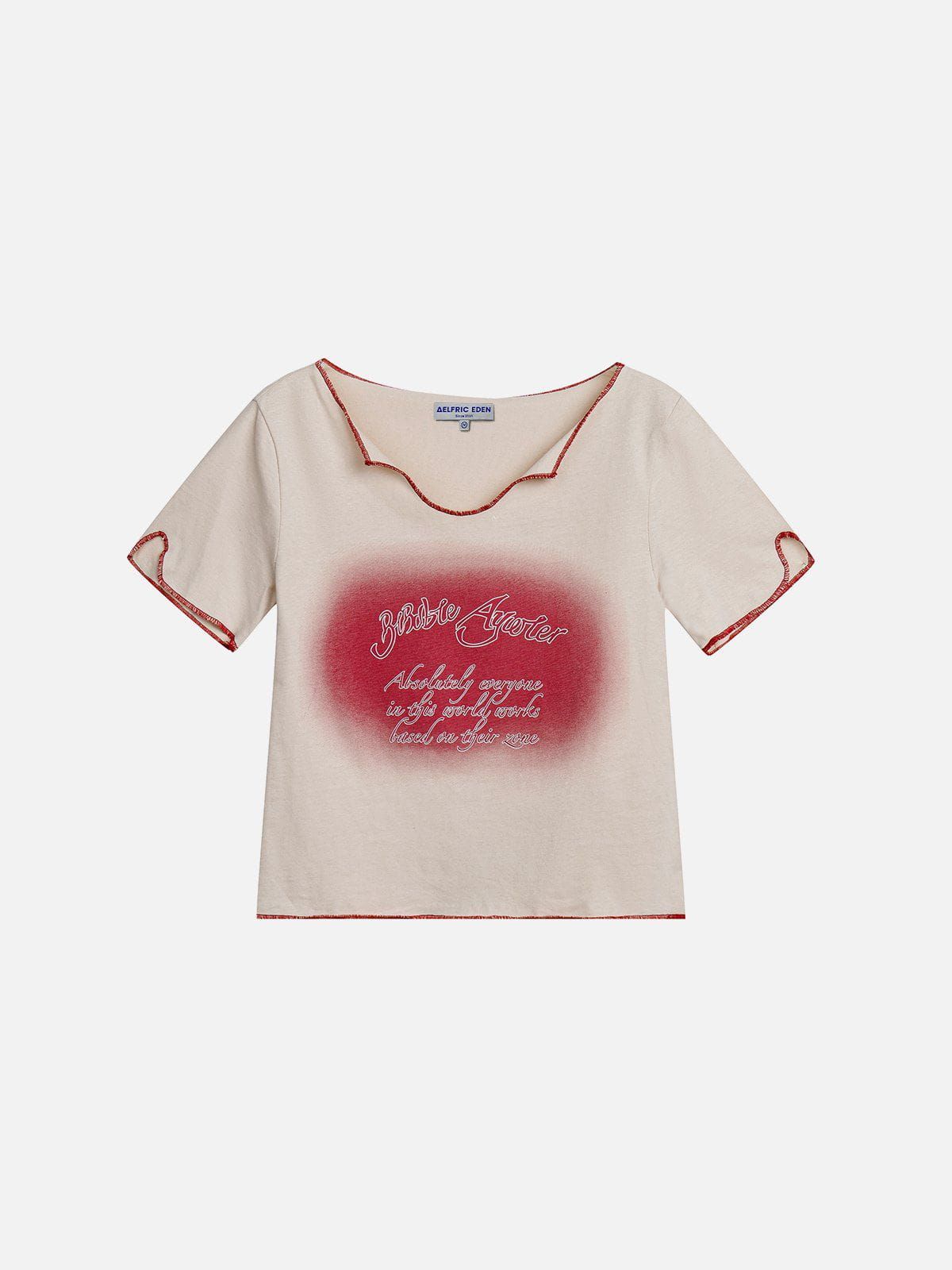 Dip-dye Letter Graphic Tee sold by Aelfric Eden product image thumbnail 3