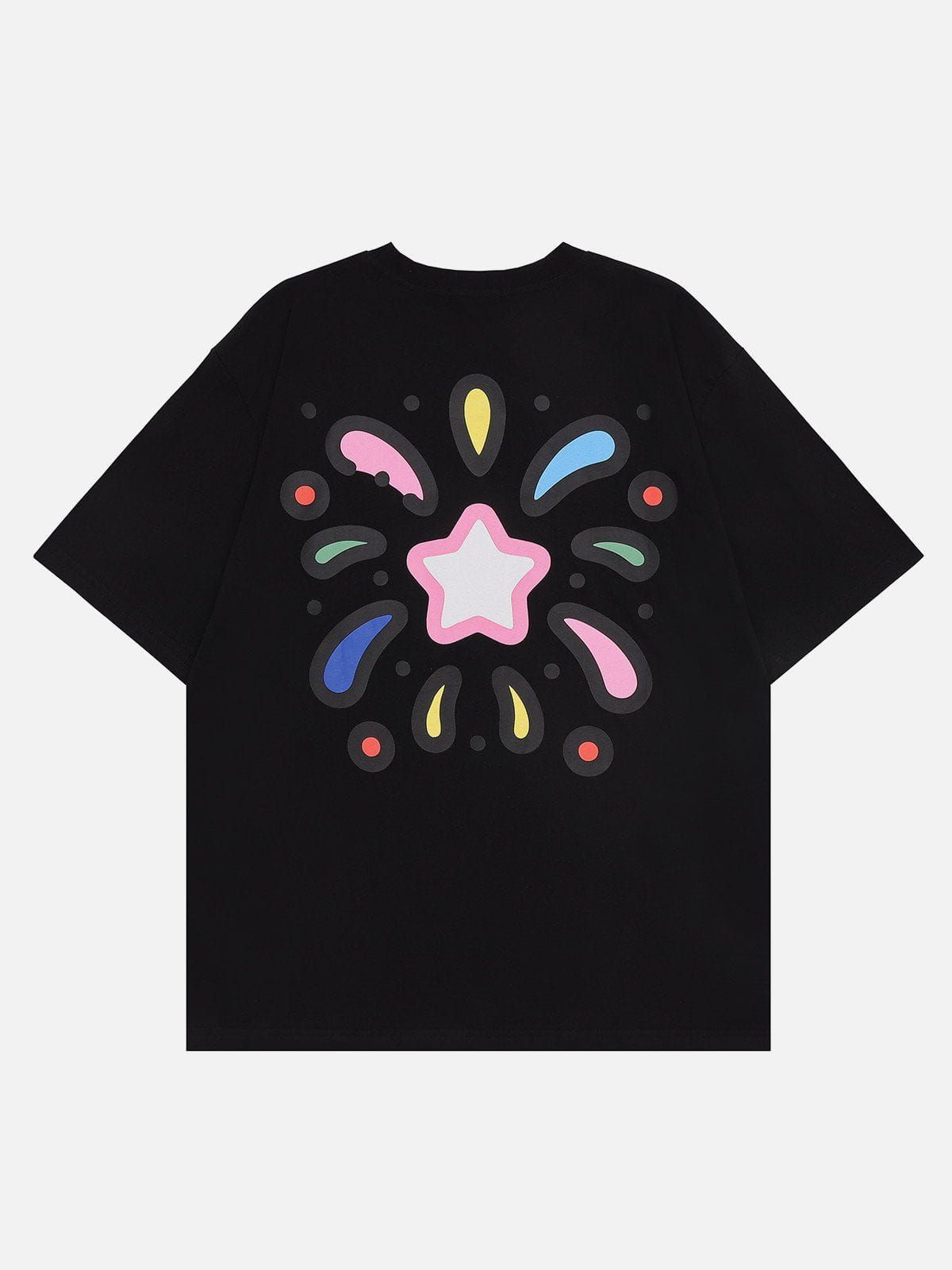 Aelfric Eden Star Firework Print Tee sold by Aelfric Eden product image thumbnail 3