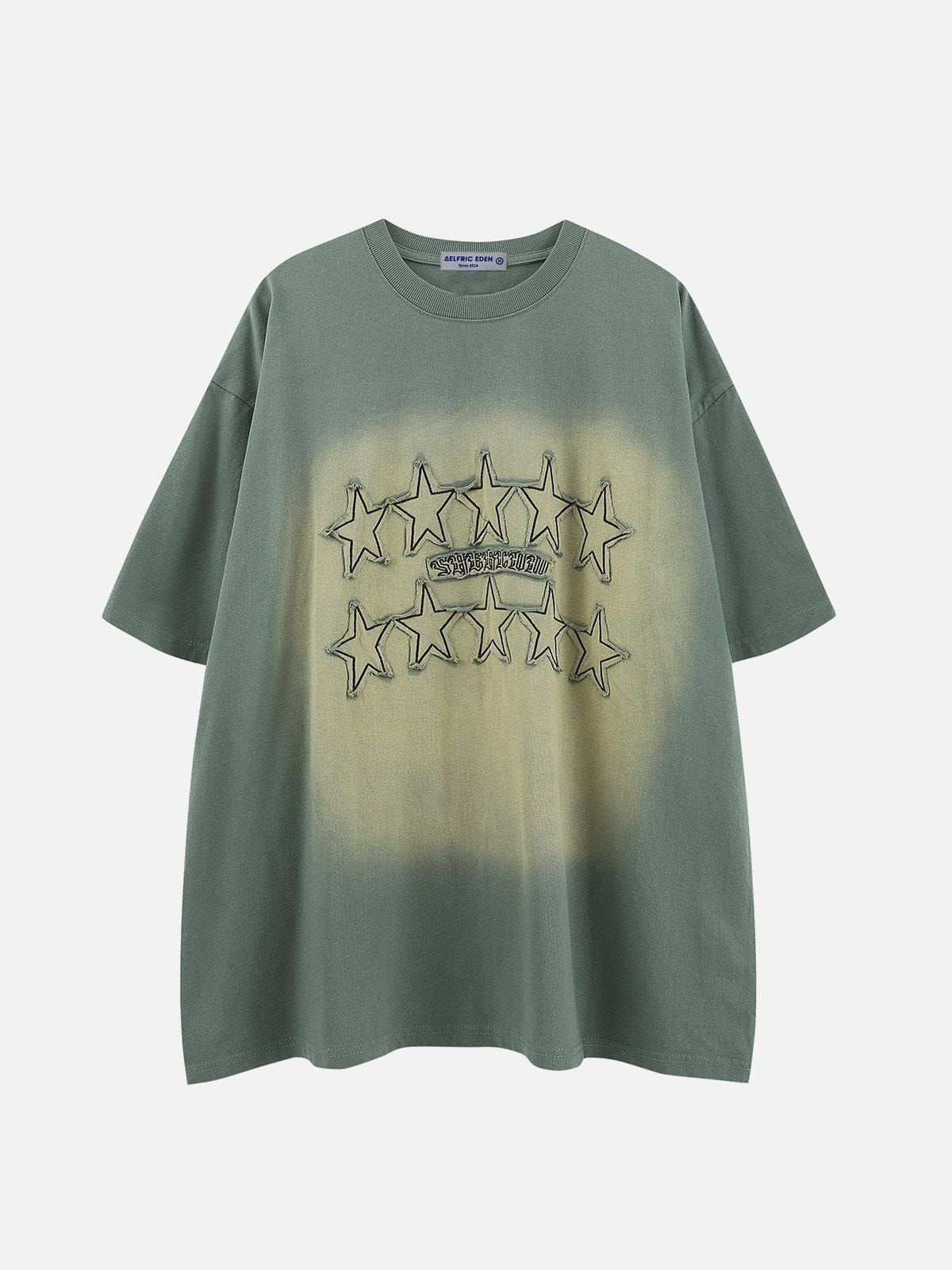 Aelfric Eden Stars Pattern Washed Tee sold by Aelfric Eden