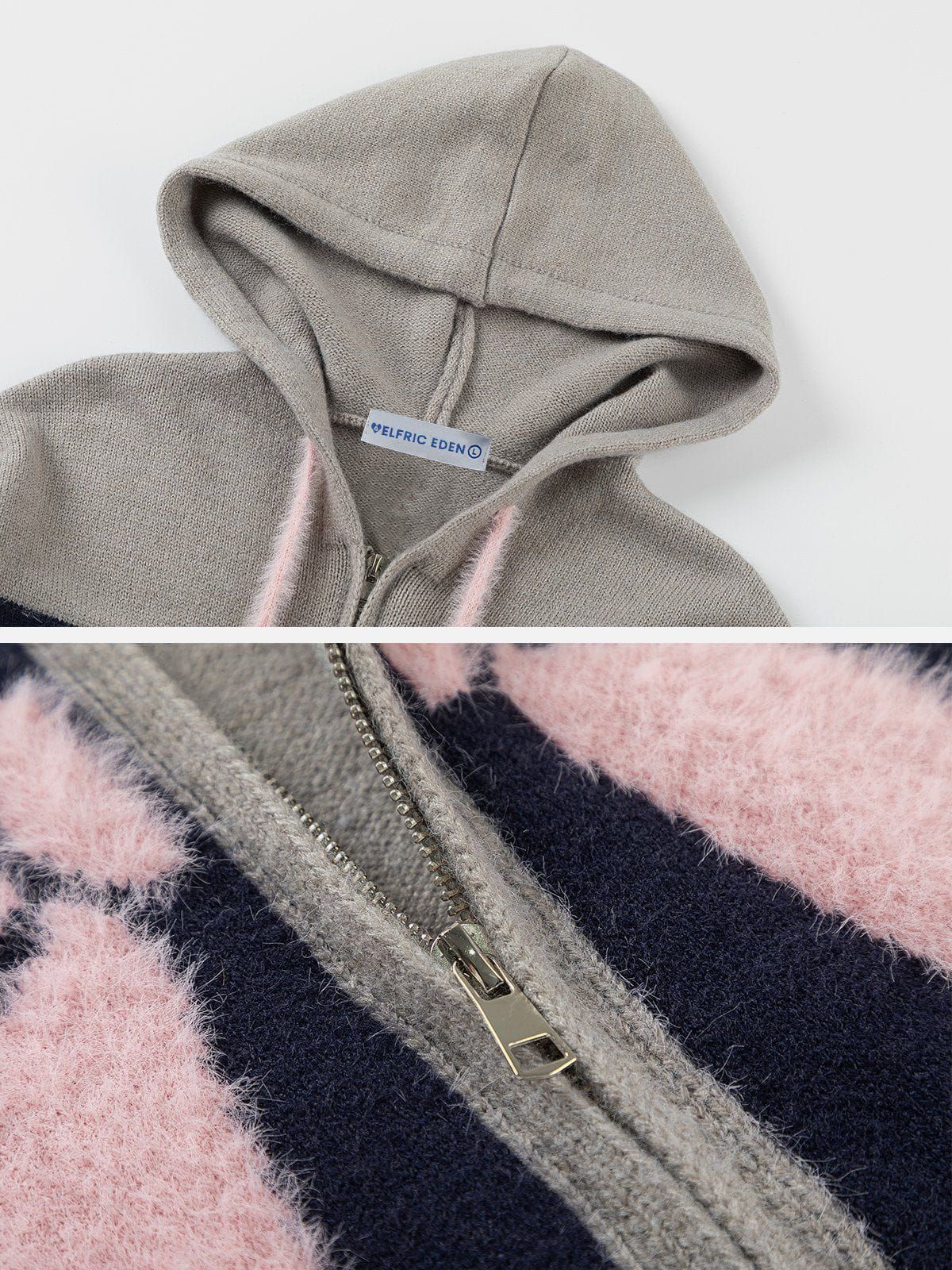 Flocking Bow Knit Hoodie sold by Aelfric Eden product image thumbnail 4