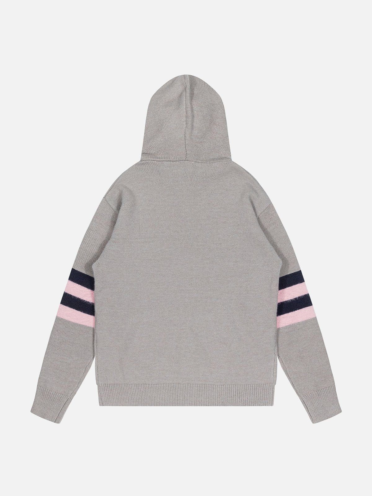 Flocking Bow Knit Hoodie sold by Aelfric Eden product image thumbnail 2