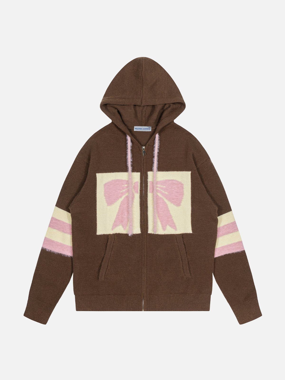 Flocking Bow Knit Hoodie sold by Aelfric Eden product image thumbnail 3