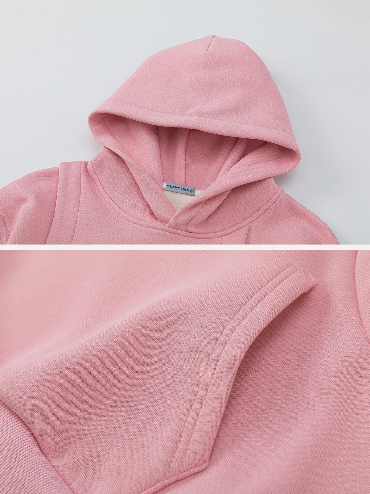 Aelfric Eden Asymmetrical Patchwork Hoodie sold by Aelfric Eden product image thumbnail 4