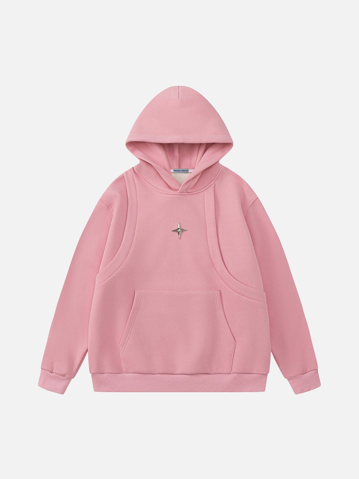 Aelfric Eden Asymmetrical Patchwork Hoodie sold by Aelfric Eden