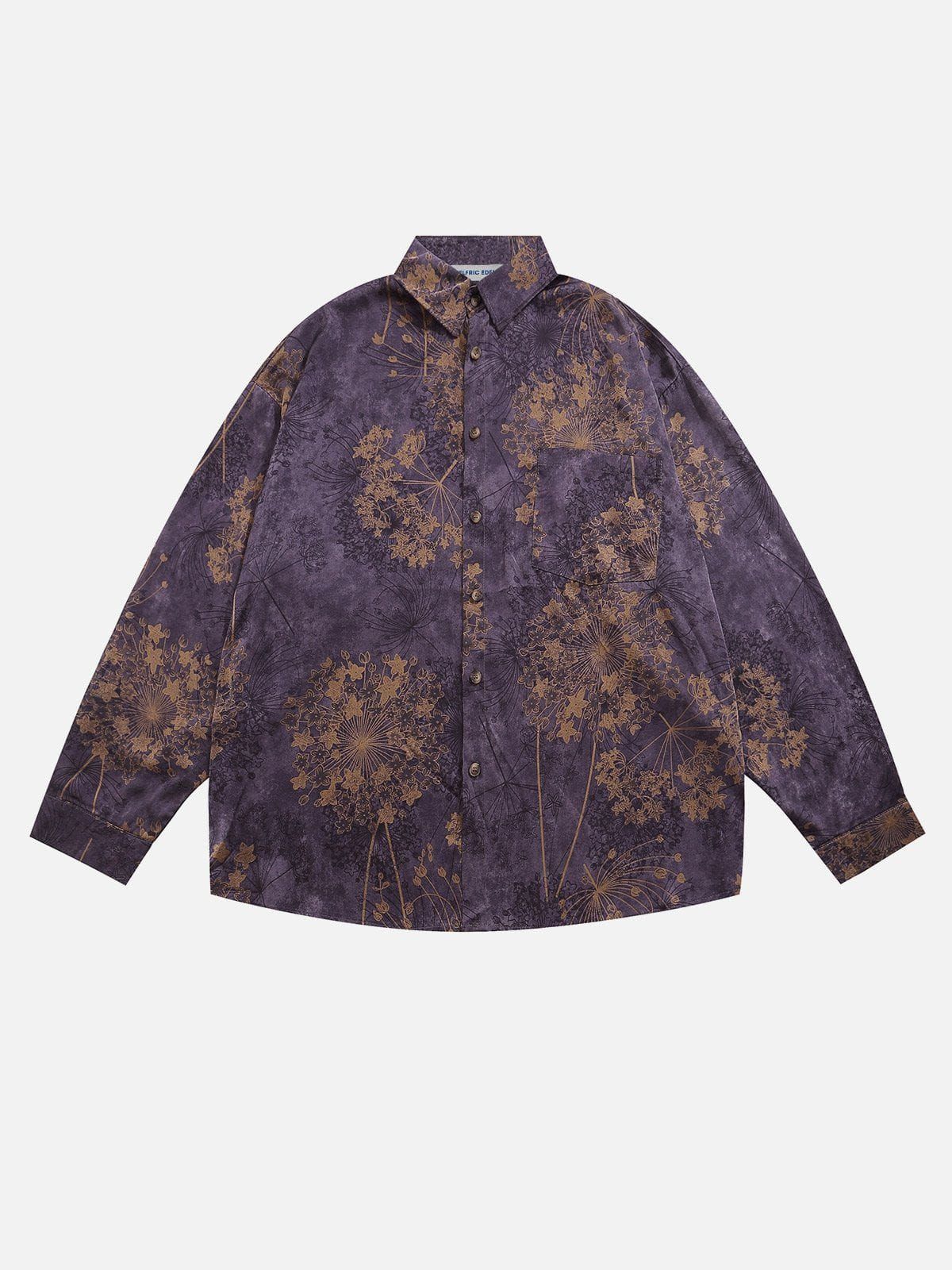 Aelfric Eden Vintage Floral Print Long Sleeve Shirt sold by Aelfric Eden