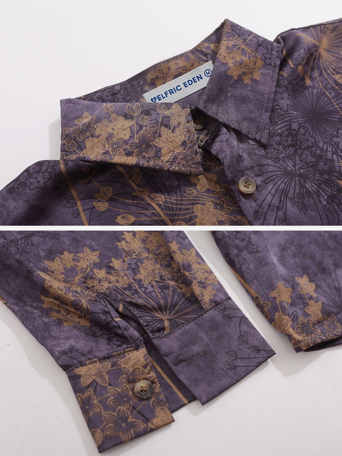 Aelfric Eden Vintage Floral Print Long Sleeve Shirt sold by Aelfric Eden product image thumbnail 4