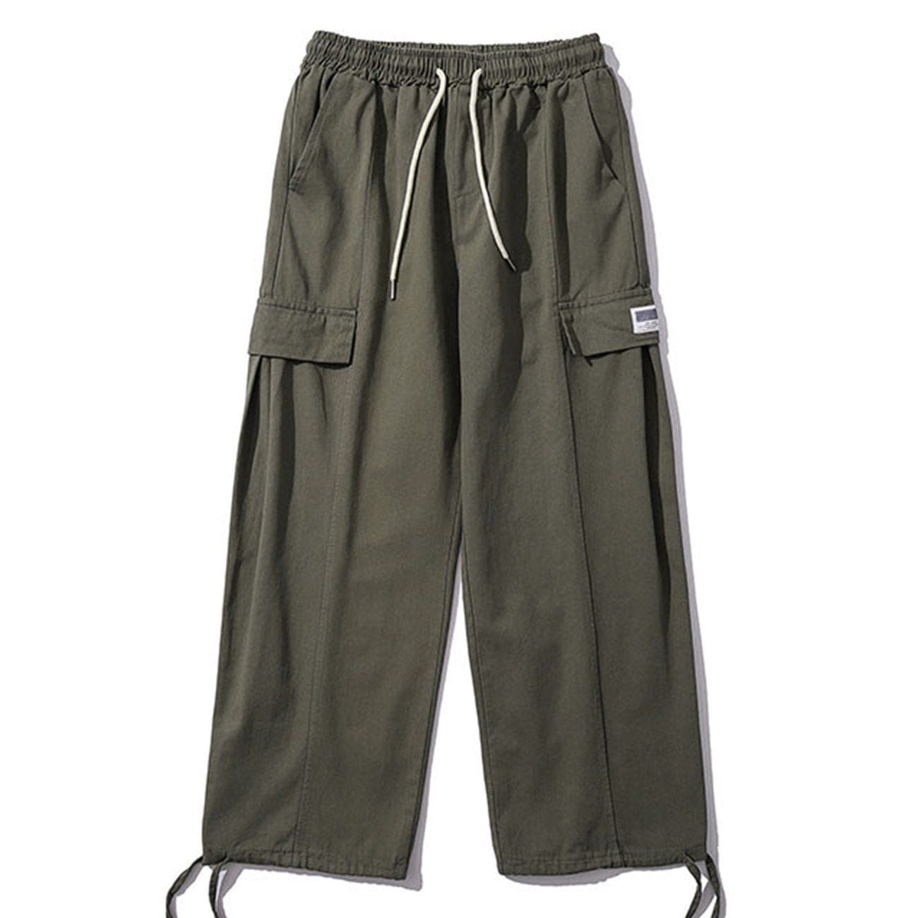 Aelfric Eden Multi-pocket Wide-leg Cargo Pants sold by Aelfric Eden product image thumbnail 4