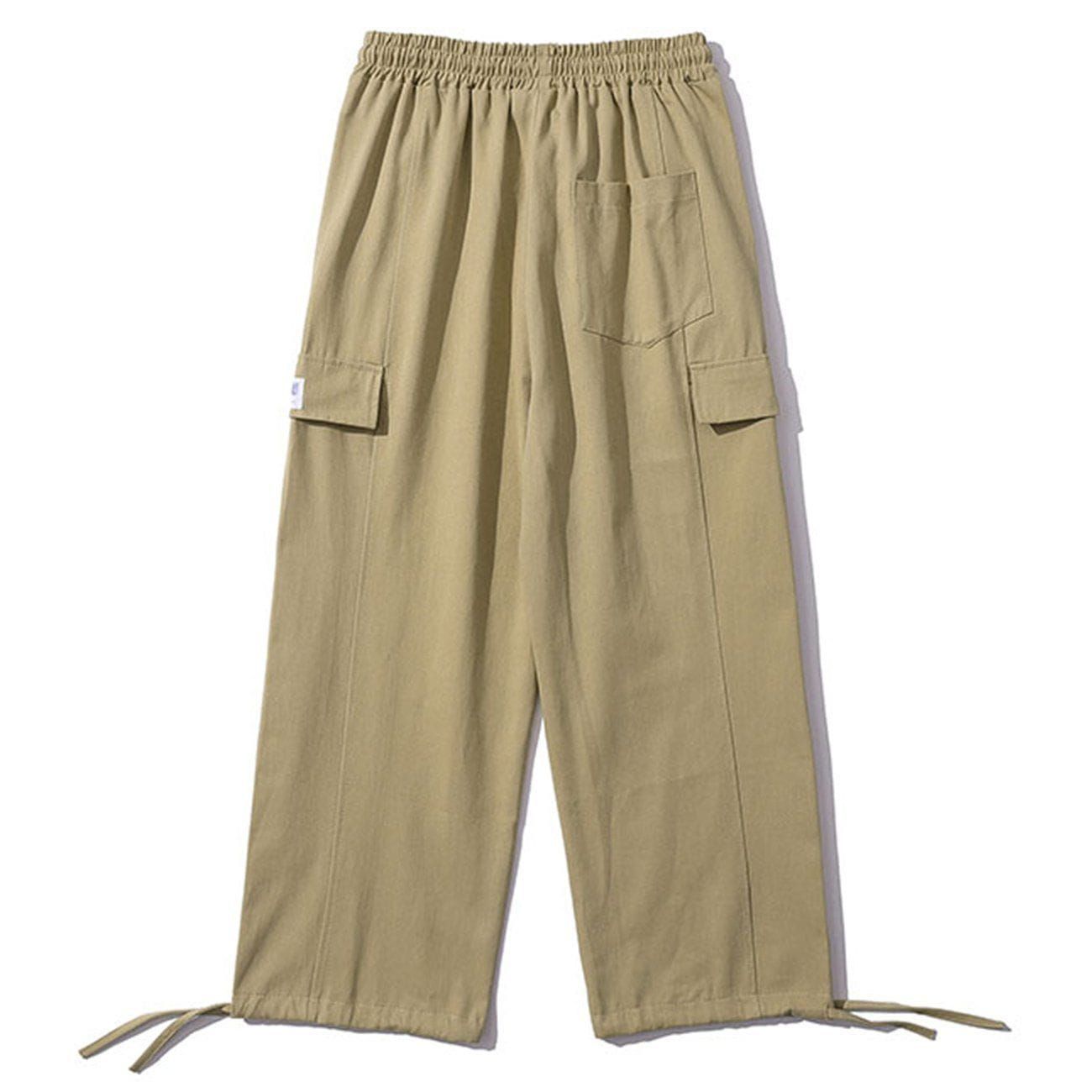 Aelfric Eden Multi-pocket Wide-leg Cargo Pants sold by Aelfric Eden product image thumbnail 2