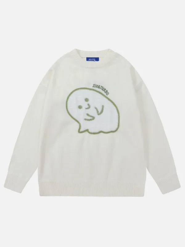 Aelfric Eden Ghost Print Sweater sold by Aelfric Eden