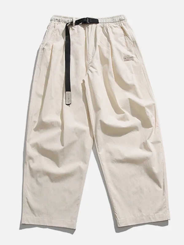 Aelfric Eden Solid Belt Decoration Pants sold by Aelfric Eden