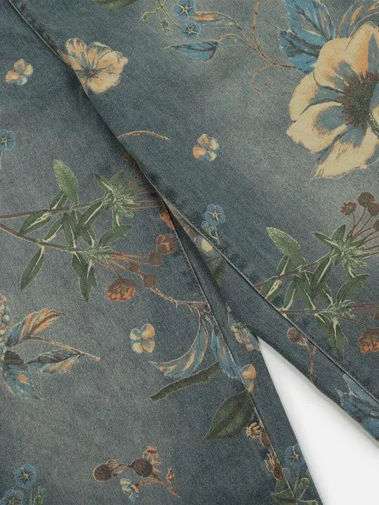 Aelfric Eden Full Print Flower Jeans sold by Aelfric Eden product image thumbnail 3