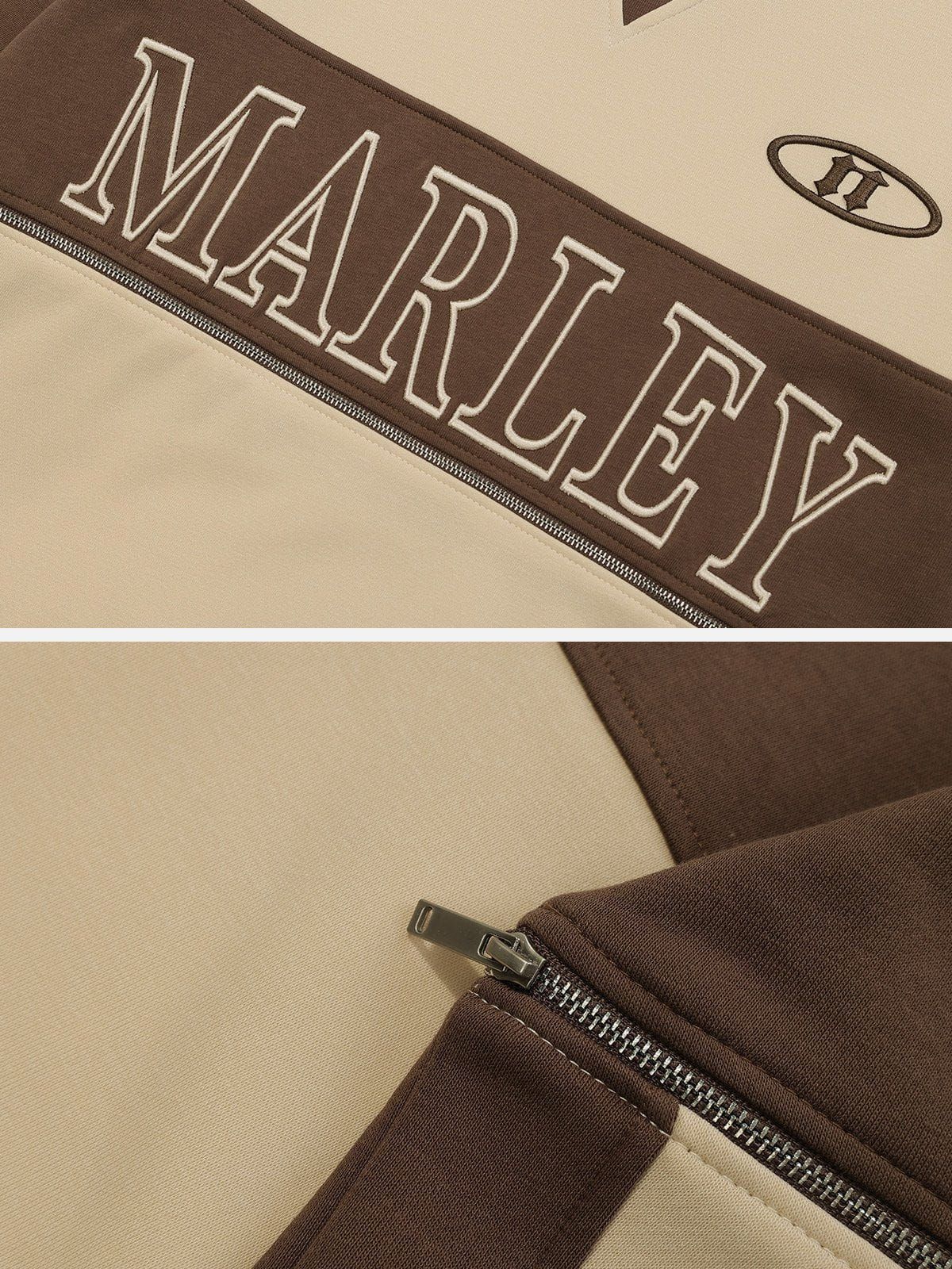 Aelfric Eden Contrast Color Detachable Sweatshirt sold by Aelfric Eden product image thumbnail 4