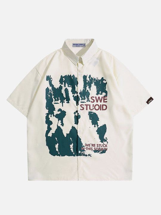 Aelfric Eden Shadow Print Short Sleeve Shirts sold by Aelfric Eden