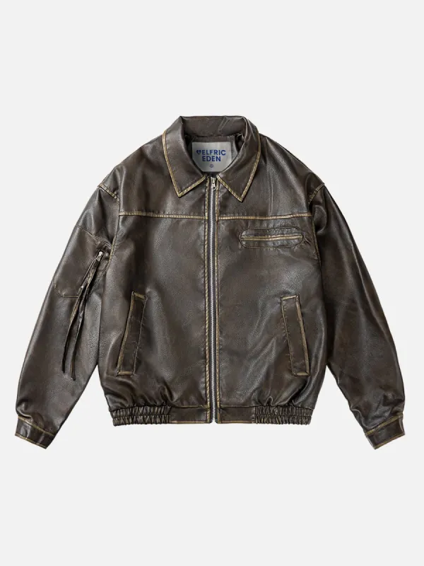 Aelfric Eden Vintage Leather Jacket made by Aelfric Eden