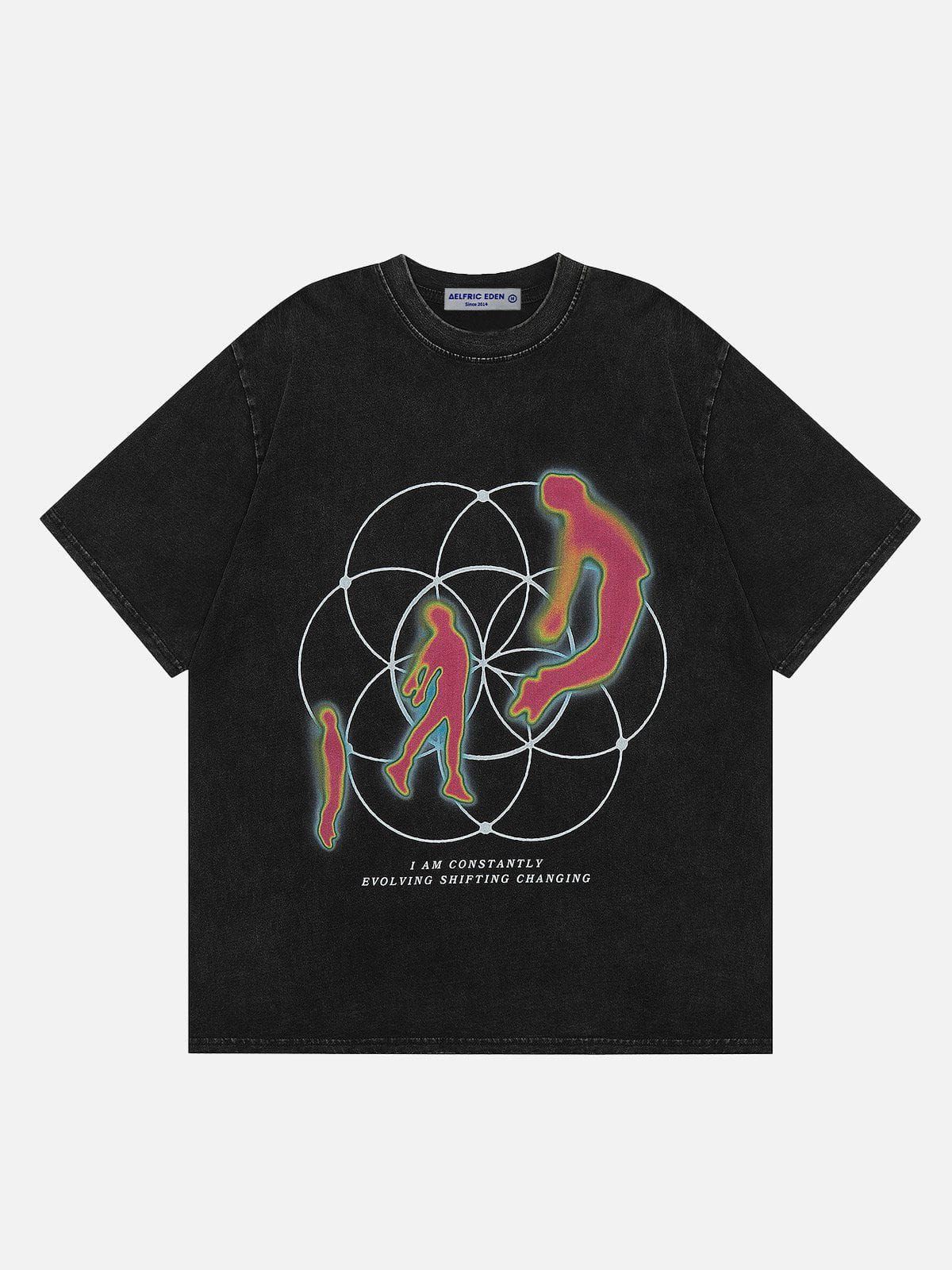 Aelfric Eden Washed Shadow Print Tee sold by Aelfric Eden