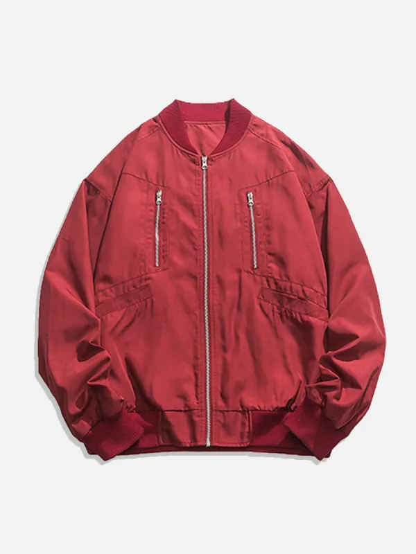 Aelfric Eden Simple Solid Bomber Jacket sold by Aelfric Eden