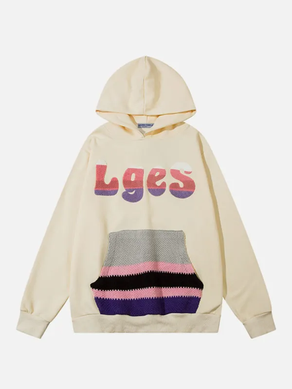 Aelfric Eden Color Blocking Pocket Hoodie sold by Aelfric Eden