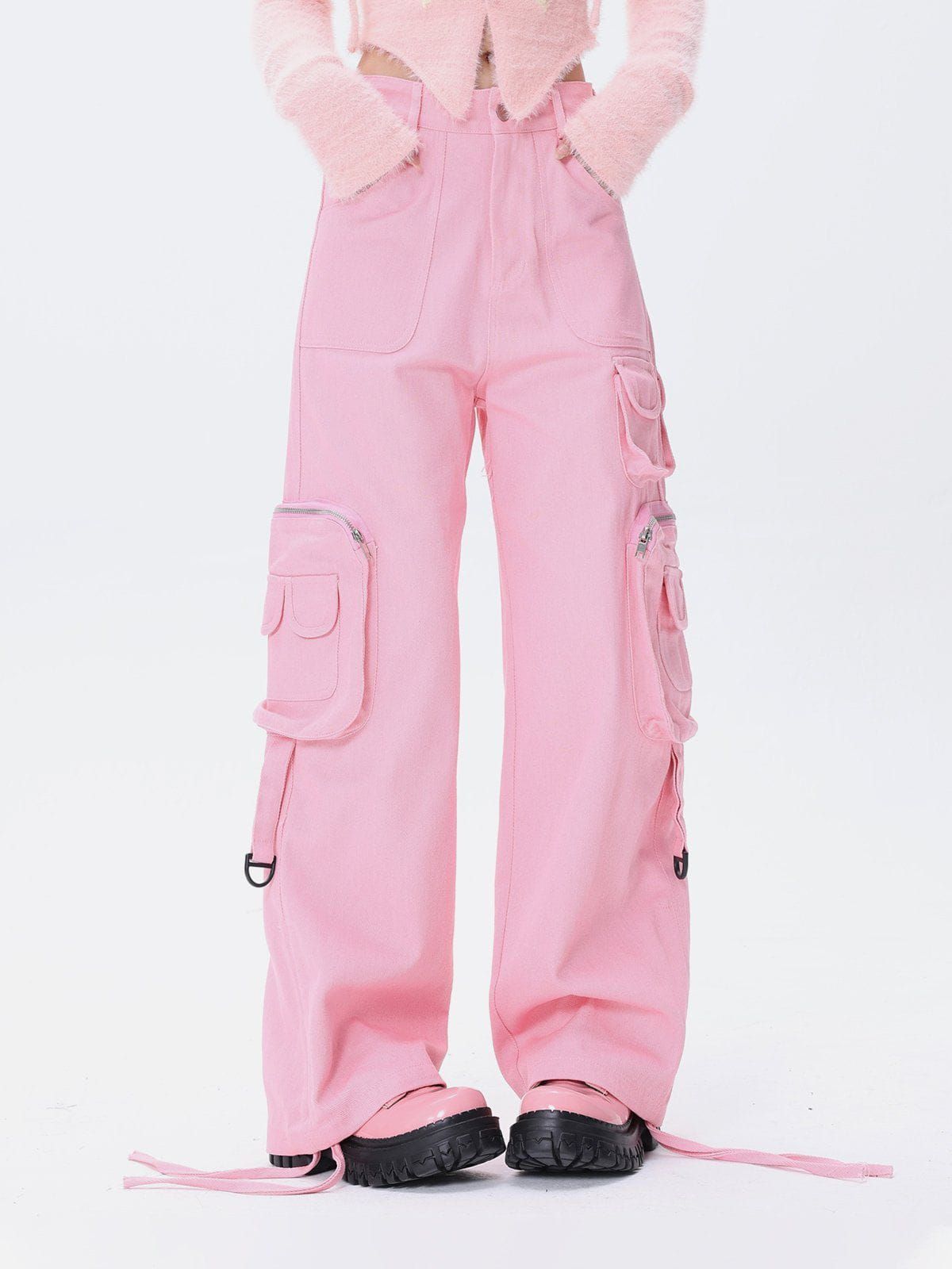 Aelfric Eden Multi Pocket Ribbon Cargo Pants sold by Aelfric Eden product image thumbnail 2