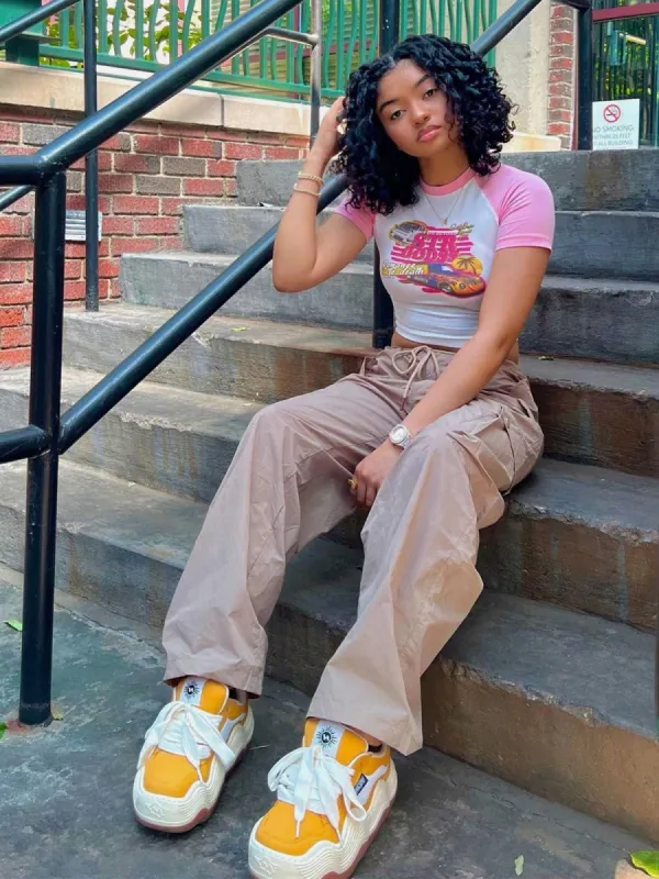 Racing Caricature Print Tee made by Aelfric Eden