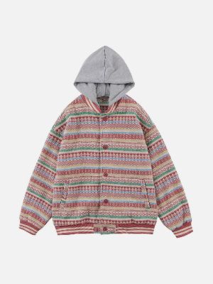 Aelfric Eden Colorful Knit Hoodie sold by Aelfric Eden