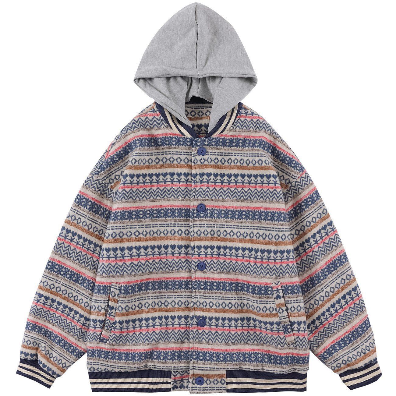 Aelfric Eden Colorful Knit Hoodie sold by Aelfric Eden product image thumbnail 3
