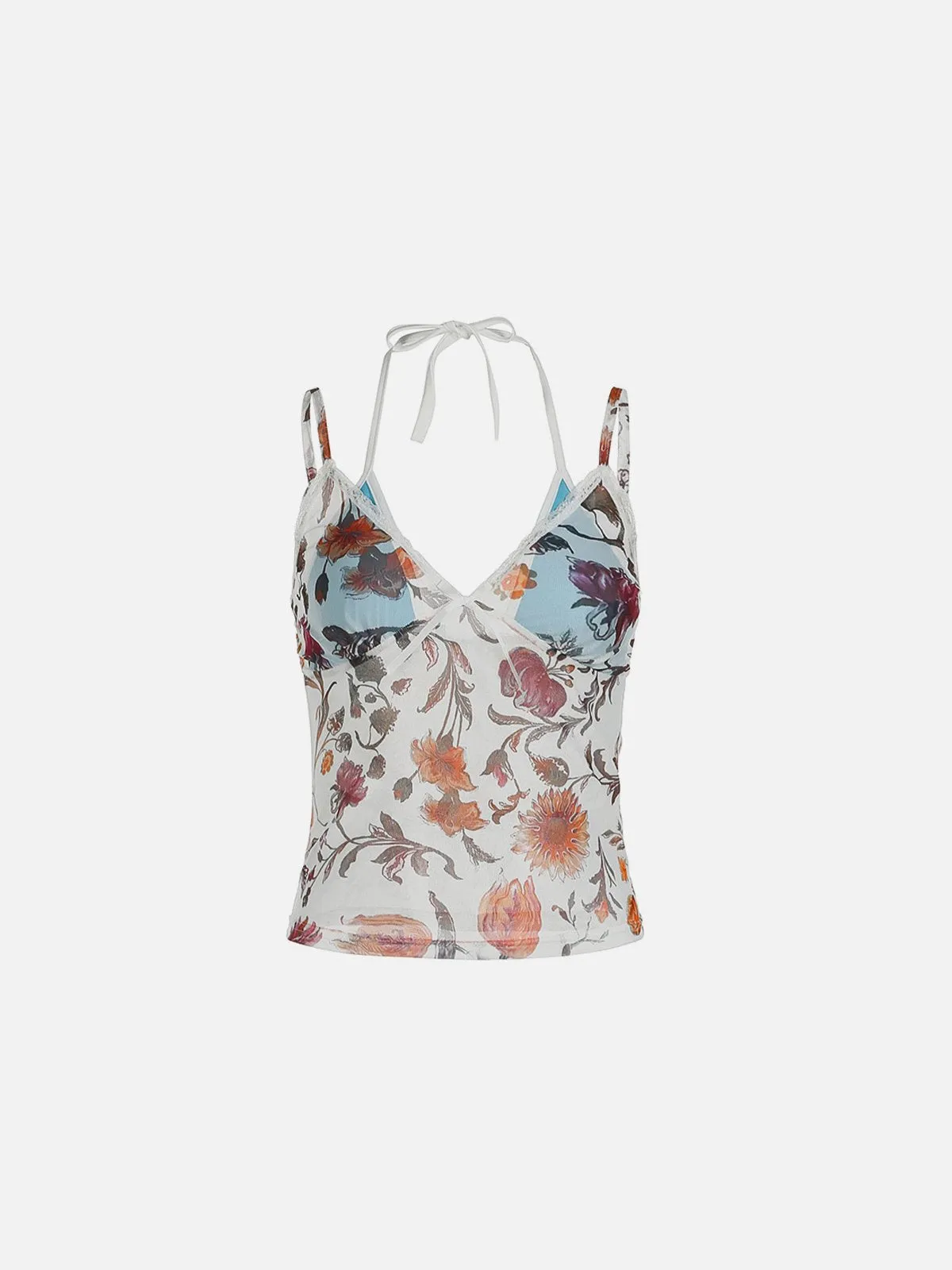 Aelfric Eden Oil Painting Flower Print Cami Top sold by Aelfric Eden