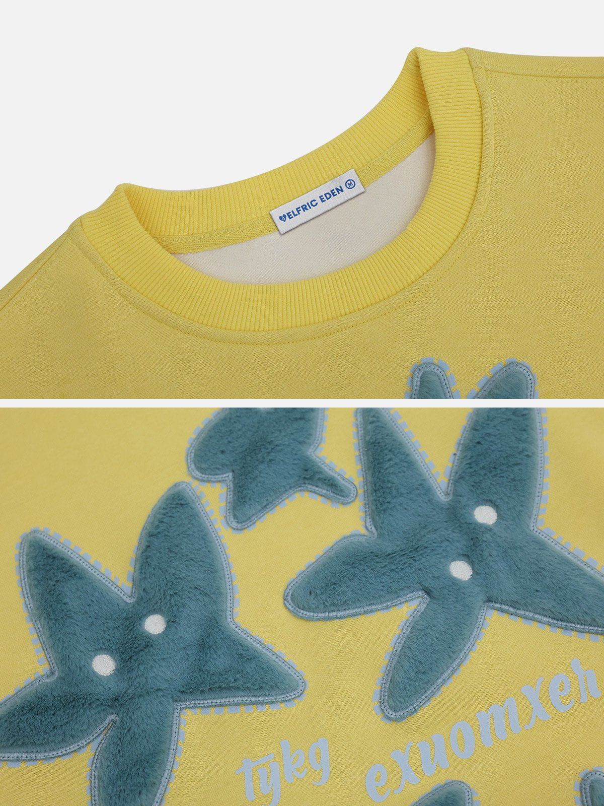 Aelfric Eden Cartoon Stars Sweatshirt sold by Aelfric Eden product image thumbnail 7