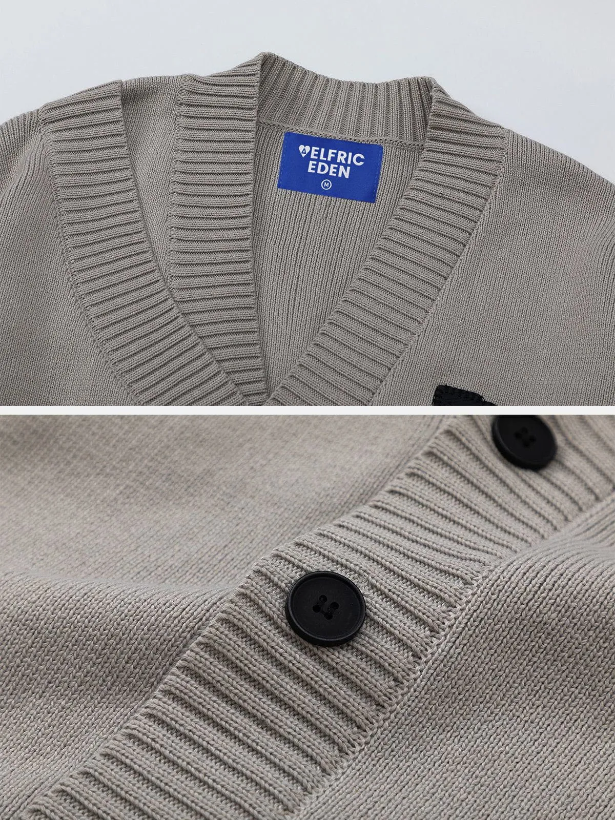 Aelfric Eden Irregular Neckline Design Cardigan sold by Aelfric Eden product image thumbnail 4