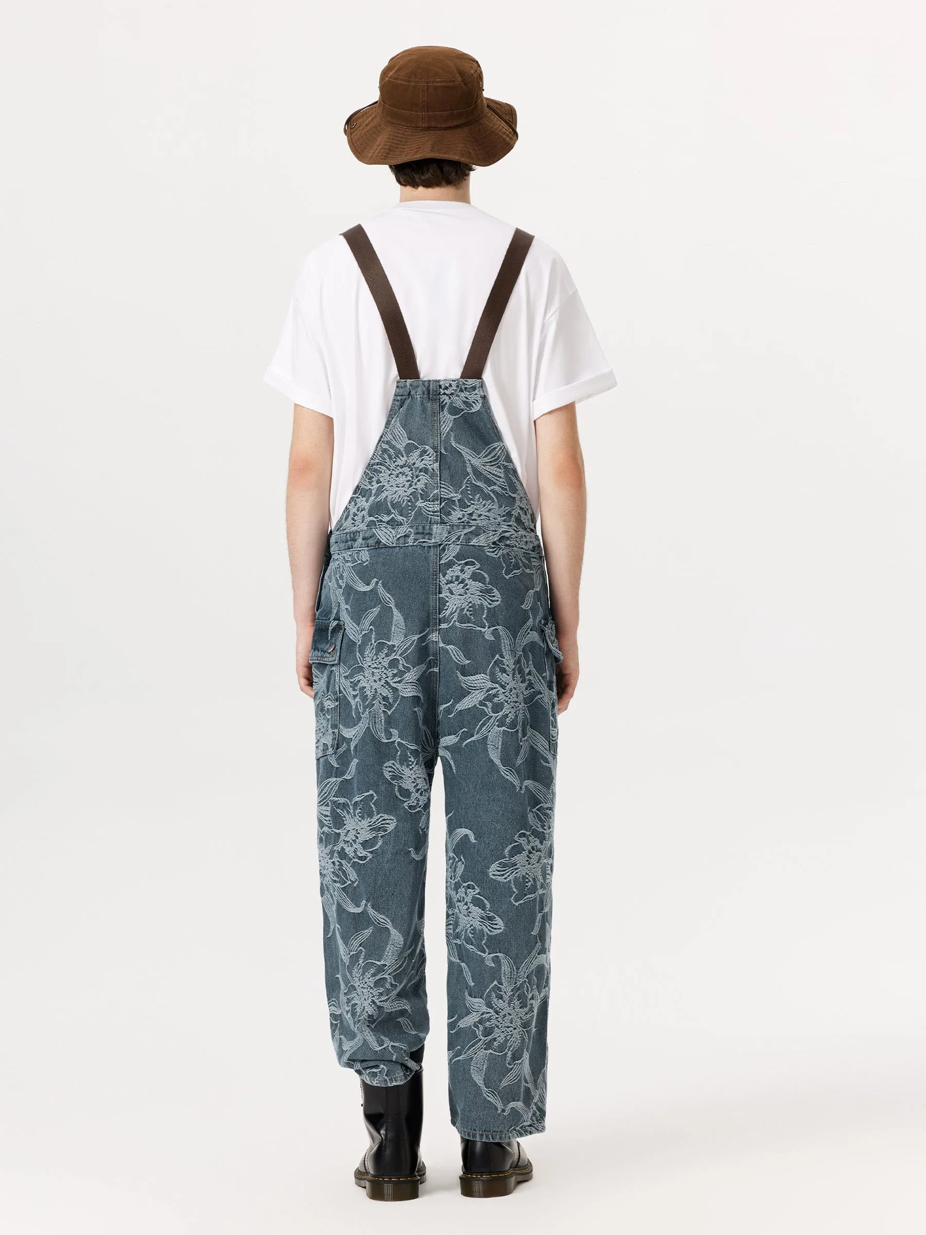 Aelfric Eden Embroidery Flower Denim Overalls sold by Aelfric Eden product image thumbnail 4