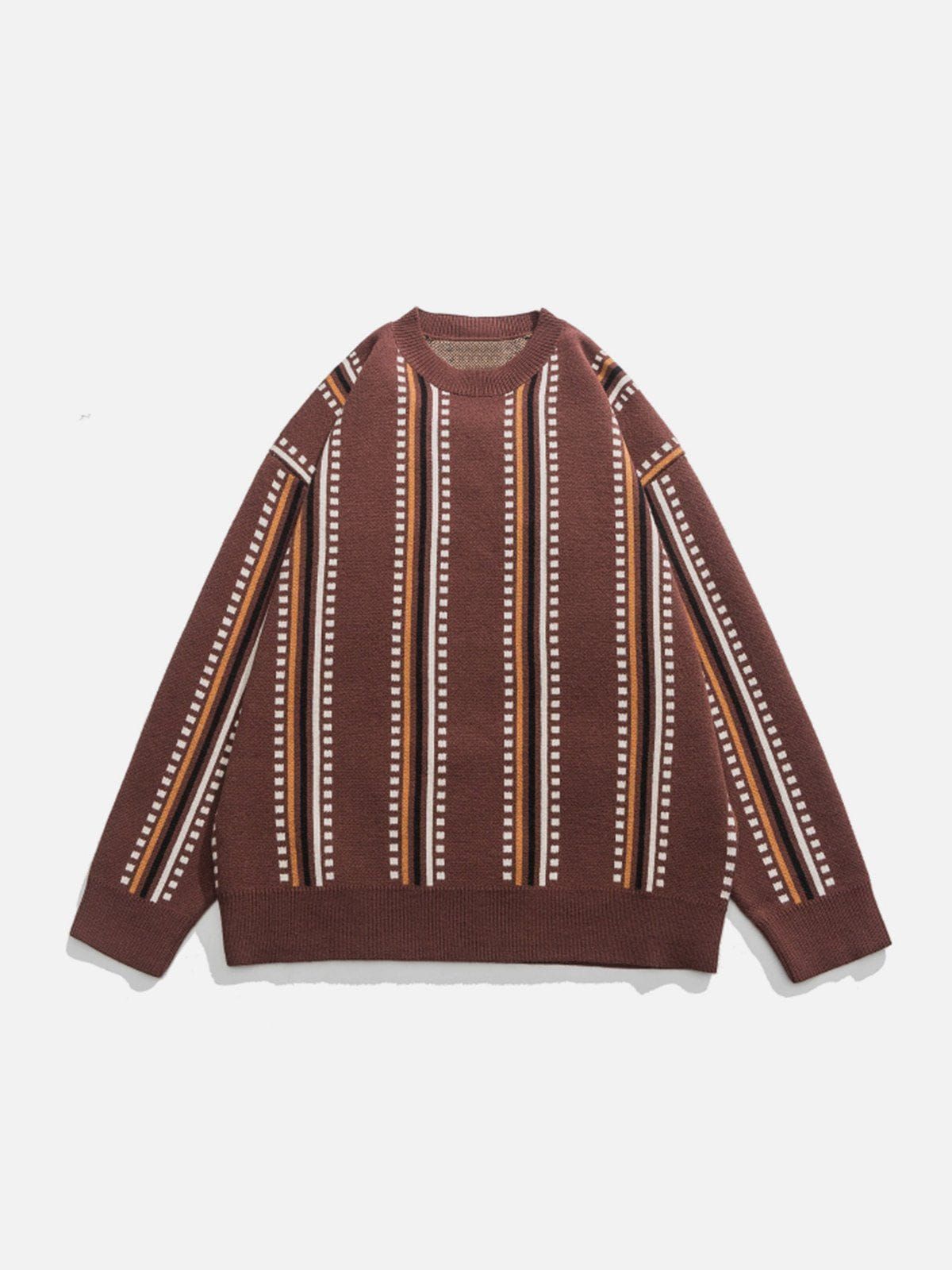 Aelfric Eden Dot Vertical Stripe Knit Sweater sold by Aelfric Eden product image thumbnail 3